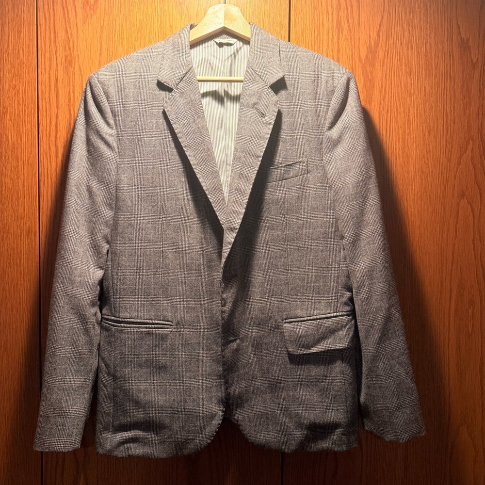 NWT - Brooklyn Tailors - Reda Super 110s - Wool glen plaid sport coat